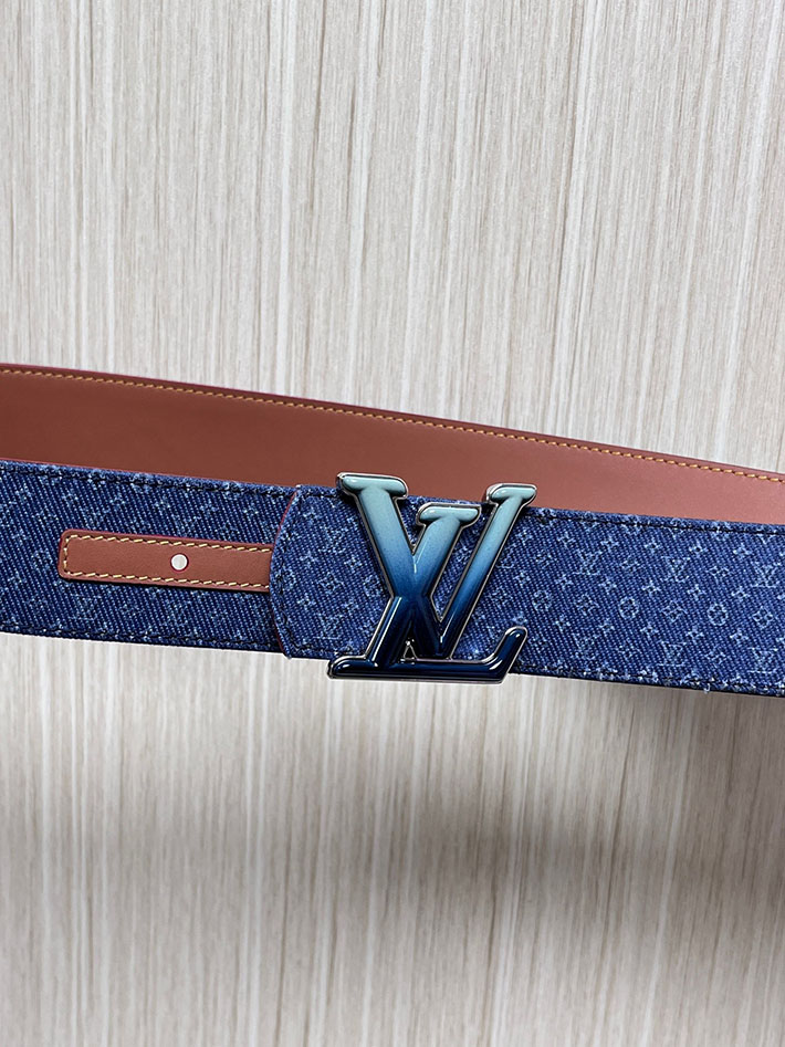 最高級ルイヴィトンスーパーコピー LV ディメンション リフレクティブ デニムベルト 40MM リバーシブル 2635456 ヴィトン ベルト リバーシブル - 画像 (3)