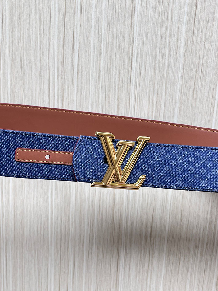 最高級ルイヴィトンスーパーコピー LV ディメンション リフレクティブ デニムベルト 40MM リバーシブル 2635457 ヴィトン ベルト 激安 - 画像 (3)