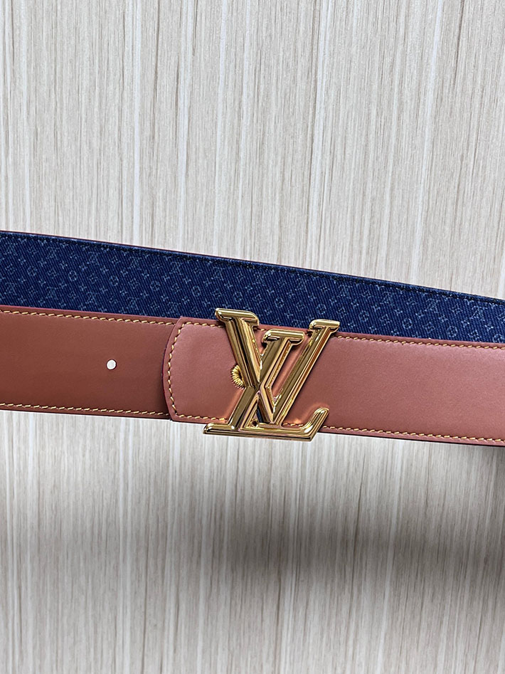 最高級ルイヴィトンスーパーコピー LV ディメンション リフレクティブ デニムベルト 40MM リバーシブル 2635457 ヴィトン ベルト 激安 - 画像 (2)
