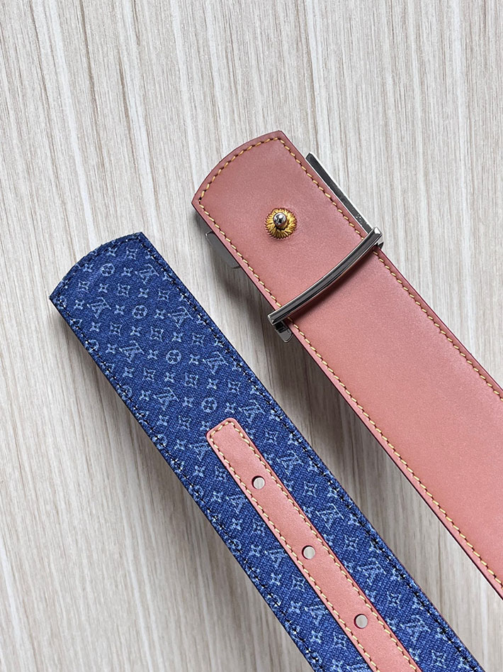 最高級ルイヴィトンスーパーコピー LV ディメンション リフレクティブ デニムベルト 40MM リバーシブル 2635458 ヴィトン ベルト 交換 - 画像 (4)