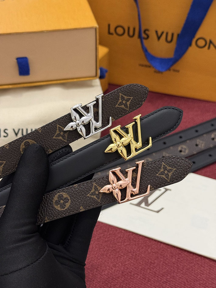 最高級ルイヴィトンスーパーコピー LV レディース ベルト・LV ブルーム 20MM リバーシブル 2635463 ルイヴィトン ベルト 値段 - 画像 (2)