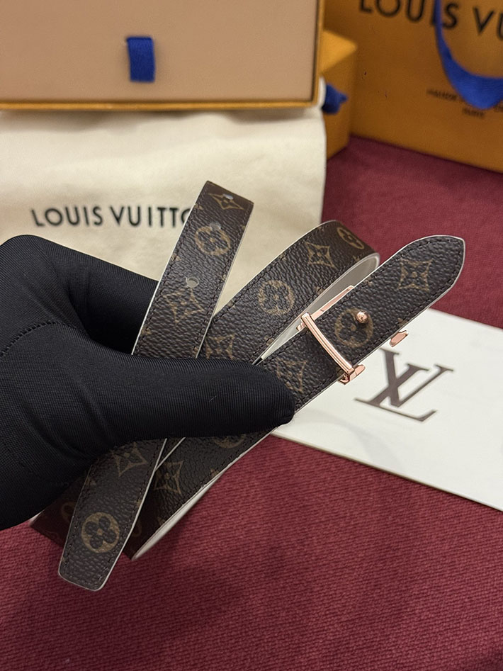 最高級ルイヴィトンスーパーコピー LV レディース ベルト・LV ブルーム 20MM リバーシブル 2635464 ルイヴィトン ベルト モノグラム - 画像 (4)