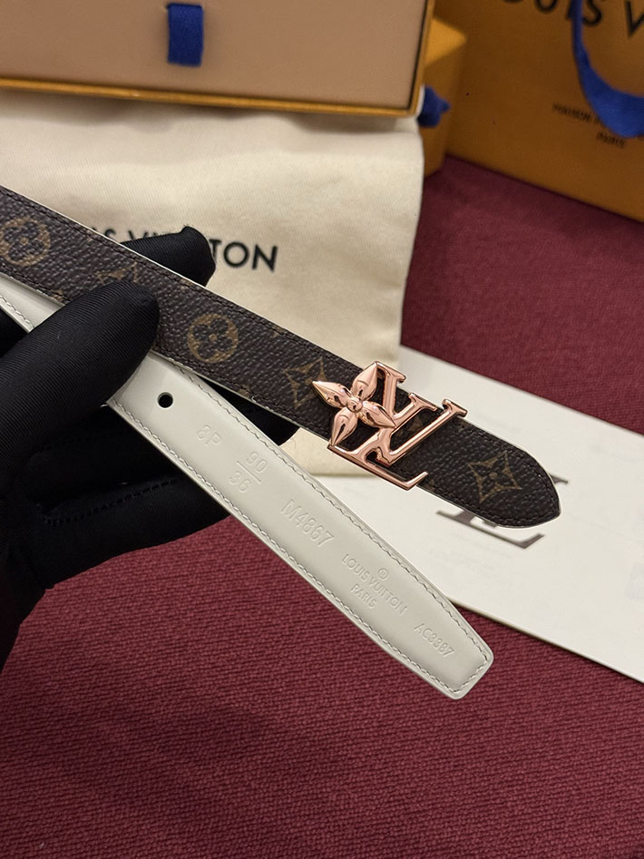 最高級ルイヴィトンスーパーコピー LV レディース ベルト・LV ブルーム 20MM リバーシブル 2635464 ルイヴィトン ベルト モノグラム - 画像 (3)