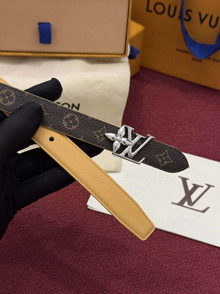 最高級ルイヴィトンスーパーコピー LV レディース ベルト・LV ブルーム 20MM リバーシブル 2635467 ルイヴィトン ベルト 安い - 画像 (3)