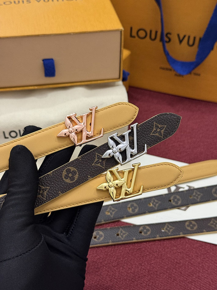最高級ルイヴィトンスーパーコピー LV レディース ベルト・LV ブルーム 20MM リバーシブル 2635467 ルイヴィトン ベルト 安い - 画像 (2)