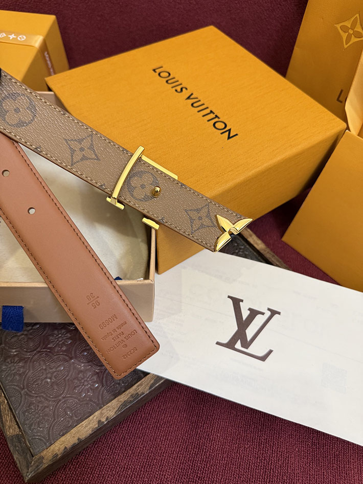 最高級ルイヴィトンスーパーコピー LV レディース ベルト・プリティー LV 30MM リバーシブル 2635471 ヴィトン ベルト 安い - 画像 (4)