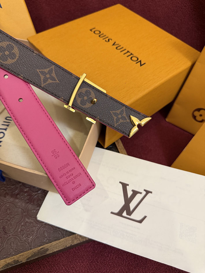 最高級ルイヴィトンスーパーコピー LV レディース ベルト・プリティー LV 30MM リバーシブル 2635472 ヴィトン ベルト リバーシブル - 画像 (4)