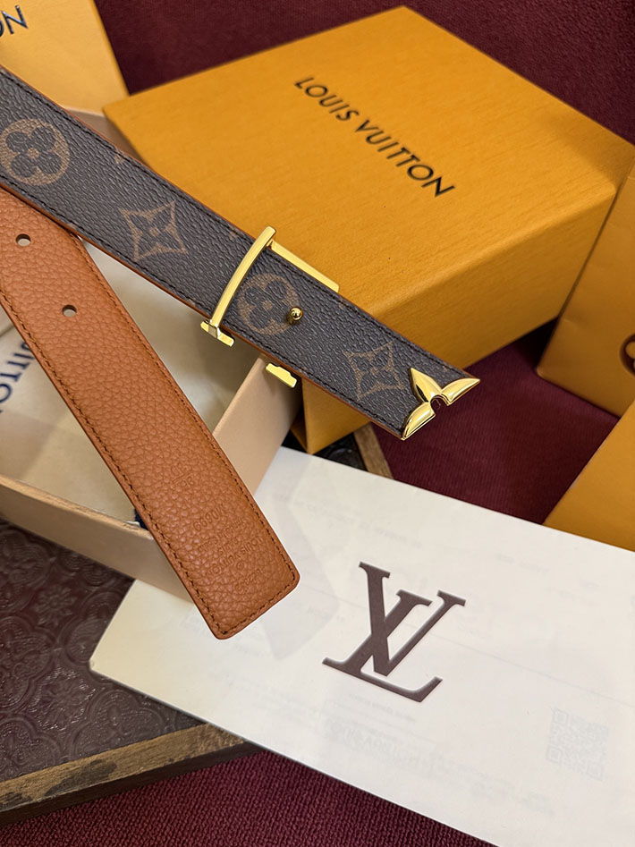 最高級ルイヴィトンスーパーコピー LV レディース ベルト・プリティー LV 30MM リバーシブル 2635473 ヴィトン ベルト セール - 画像 (4)