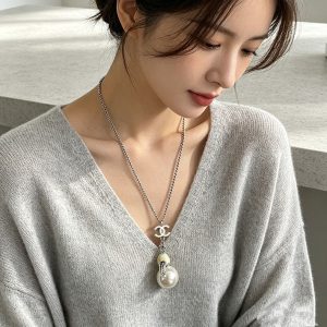 シャネル ネックレス パール