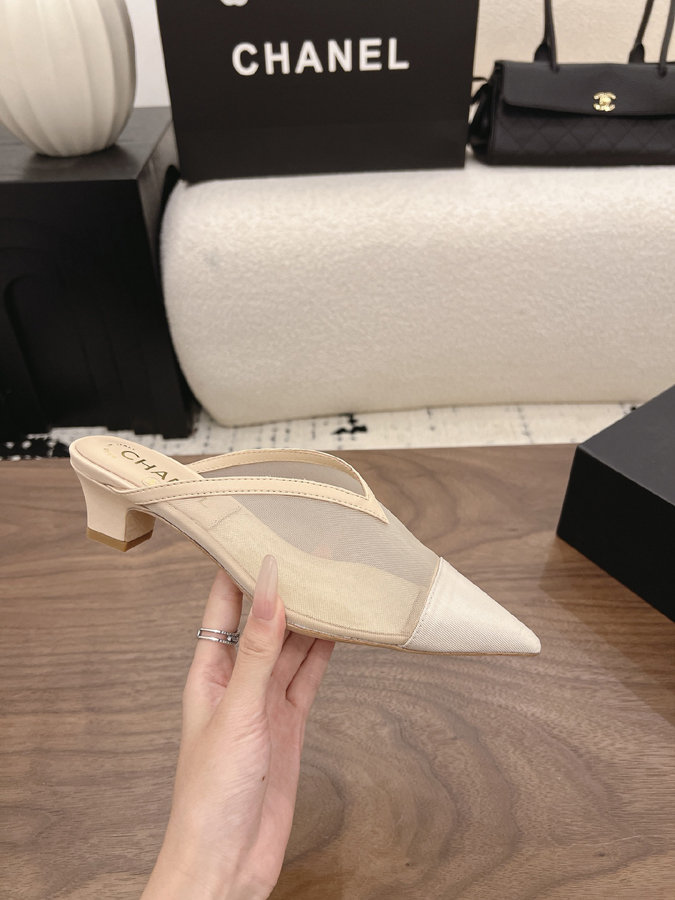最高級シャネルスーパーコピー シャネル ミュール パンプス ダブルC ベージュ シャネル風 ミュール - 画像 (5)