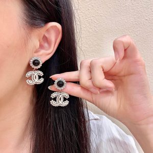 シャネル ピアス ココマーク 黒