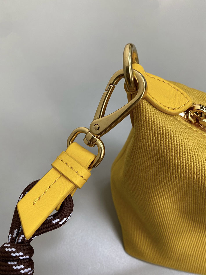 最高級MiuMiuスーパーコピー ミュウミュウ ポーチ ギャバジン ハンドバッグ トパーズ/ブランデー 5NE841 2IA7 F05B3 Miumiu ポーチ アウトレット - 画像 (5)