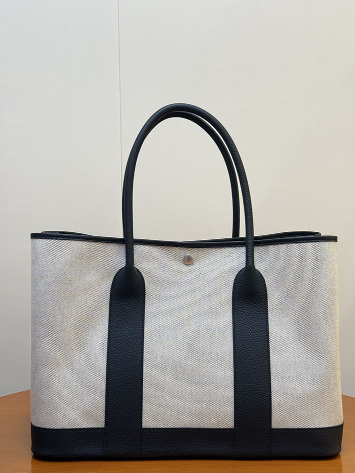 最高級エルメスガーデンパーティコピー HERMES ネオ・ガーデン 41 ホワイト/ブラック ネゴンダ/トワルアッシュ 2635620 ガーデンパーティコピー - 画像 (8)