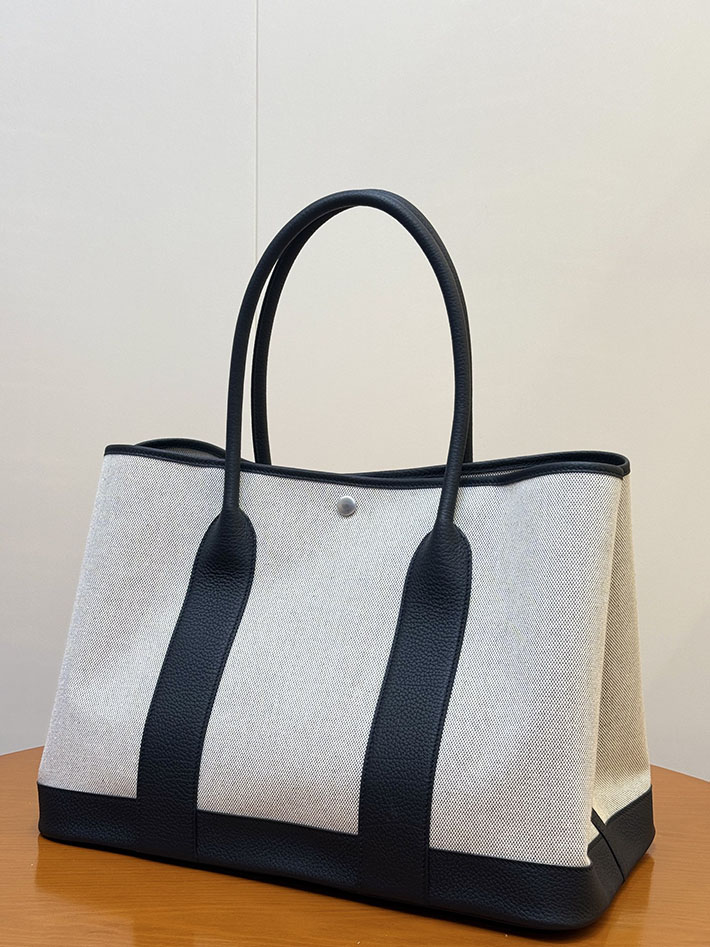 最高級エルメスガーデンパーティコピー HERMES ネオ・ガーデン 41 ホワイト/ブラック ネゴンダ/トワルアッシュ 2635620 ガーデンパーティコピー - 画像 (6)