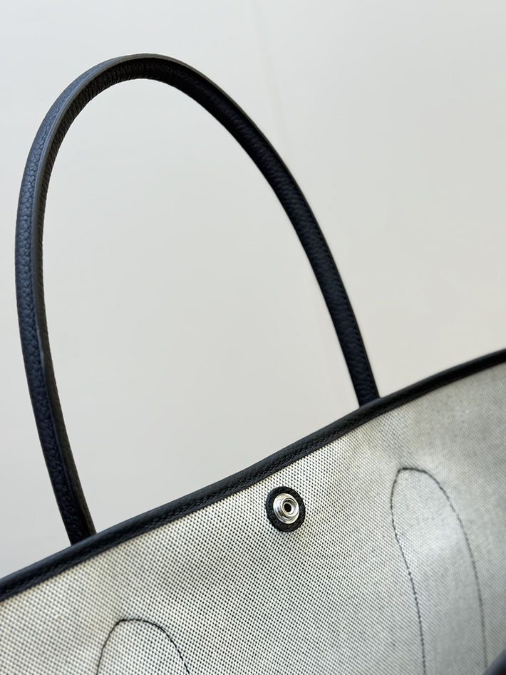 最高級エルメスガーデンパーティコピー HERMES ネオ・ガーデン 41 ホワイト/ブラック ネゴンダ/トワルアッシュ 2635620 ガーデンパーティコピー - 画像 (4)