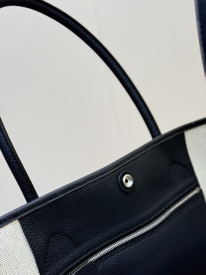 最高級エルメスガーデンパーティコピー HERMES ネオ・ガーデン 41 ホワイト/ブラック ネゴンダ/トワルアッシュ 2635620 ガーデンパーティコピー - 画像 (2)