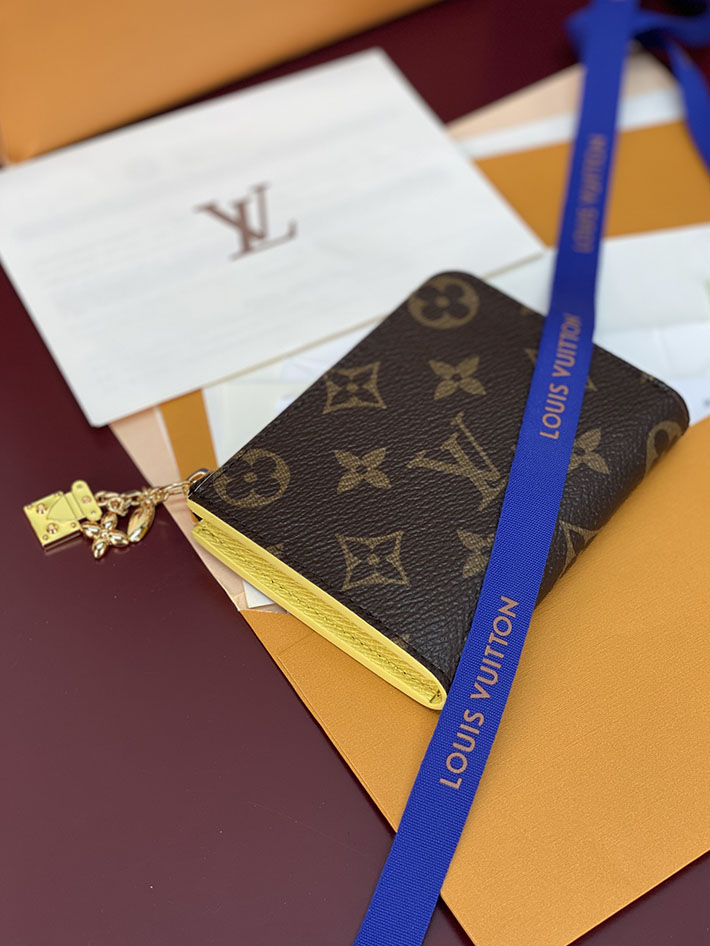 ルイヴィトン 財布 新作 Louis Vuitton ポルトフォイユ・ノア コンパクト サンフラワーイエロー M29789 ルイヴィトン 財布 新作 日本限定 - 画像 (4)