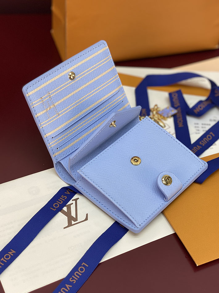 ルイヴィトン 財布 新作 Louis Vuitton ポケットウォレット・LV チャーム ブルーアイリス M29790 ルイヴィトン 財布 新作 レディース - 画像 (7)