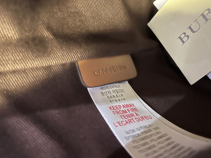 最高級バーバリースーパーコピー Burberry ミニ TBバケットバッグ チェック/ブライアーブラウン 2635639 バーバリー tb バッグ - 画像 (3)