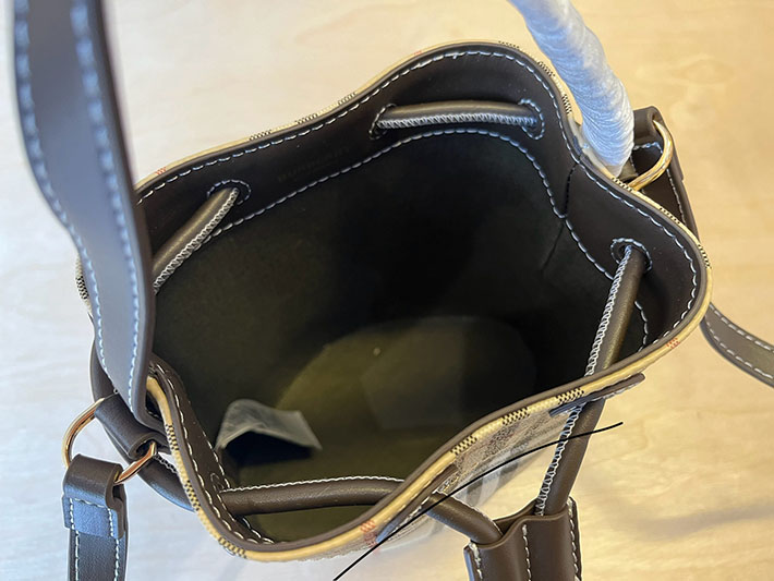 最高級バーバリースーパーコピー Burberry ミニ チェックバケットバッグ アーカイブベージュ/ミリタリー 2635640 バーバリー バッグ アウトレット - 画像 (6)