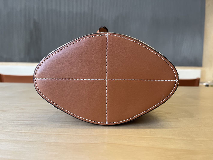 最高級バーバリースーパーコピー Burberry TB チェック柄 バケットバッグ ベージュ×ブラウン 2635642 バーバリー TB ショルダーバッグ - 画像 (7)