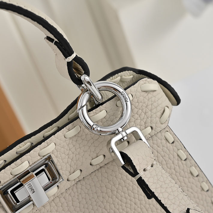 フェンディ 人気バッグ FENDI PEEKABOO ISeeU PETITE ピーカブー アイシーユー プチ ベージュ 2635664 フェンディ アウトレット ピーカブー - 画像 (8)