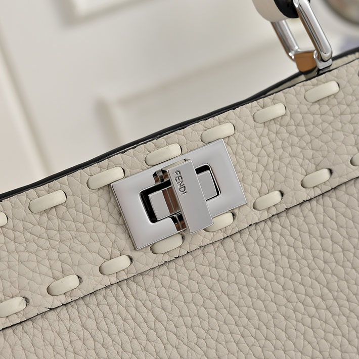 フェンディ 人気バッグ FENDI PEEKABOO ISeeU PETITE ピーカブー アイシーユー プチ ベージュ 2635664 フェンディ アウトレット ピーカブー - 画像 (7)