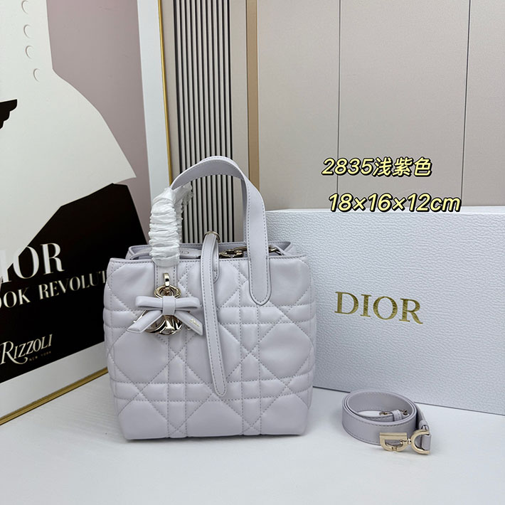 ディオール バッグ 人気 Dior Toujours バーティカル トートバッグ スモール ピエトログレー M2835OSNW_M68G ディオール トートバッグ アウトレット - 画像 (9)