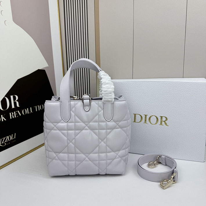 ディオール バッグ 人気 Dior Toujours バーティカル トートバッグ スモール ピエトログレー M2835OSNW_M68G ディオール トートバッグ アウトレット - 画像 (8)