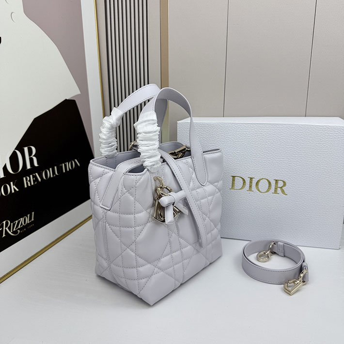 ディオール バッグ 人気 Dior Toujours バーティカル トートバッグ スモール ピエトログレー M2835OSNW_M68G ディオール トートバッグ アウトレット - 画像 (7)