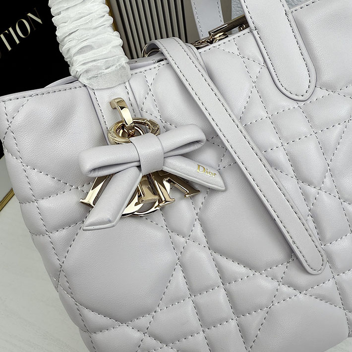 ディオール バッグ 人気 Dior Toujours バーティカル トートバッグ スモール ピエトログレー M2835OSNW_M68G ディオール トートバッグ アウトレット - 画像 (6)