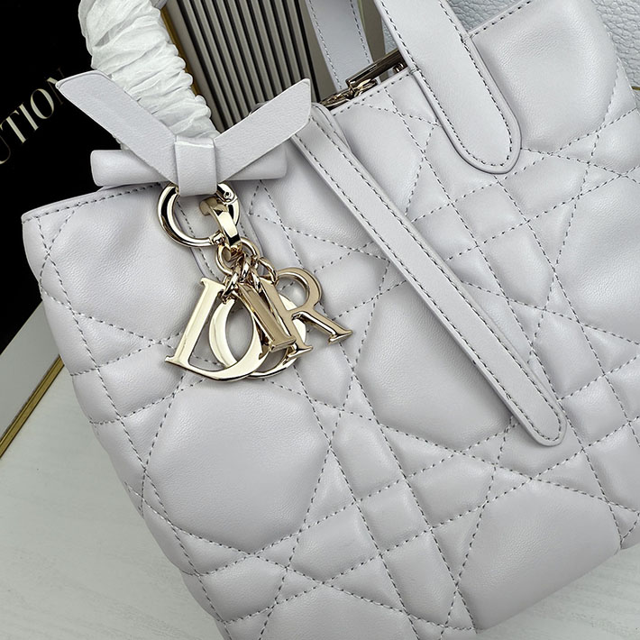 ディオール バッグ 人気 Dior Toujours バーティカル トートバッグ スモール ピエトログレー M2835OSNW_M68G ディオール トートバッグ アウトレット - 画像 (5)