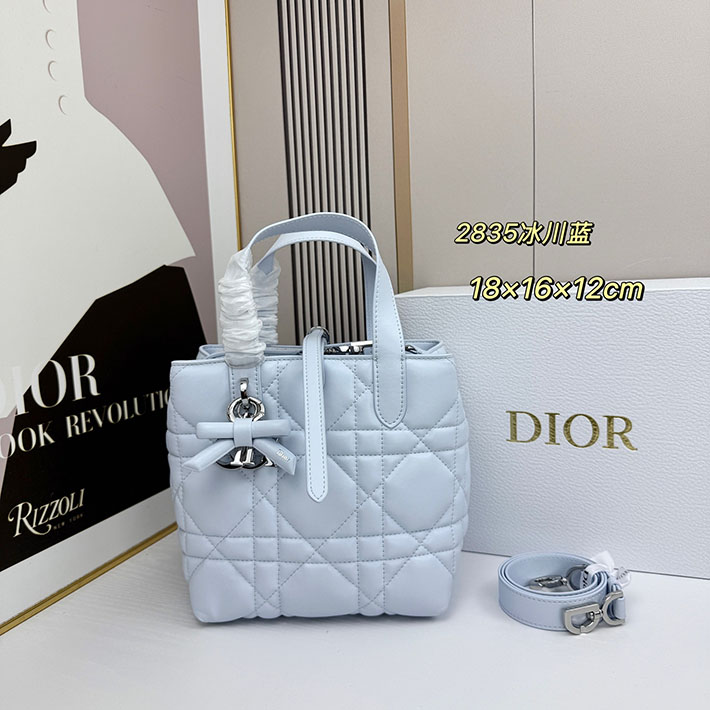ディオール バッグ 人気 Dior Toujours バーティカル トートバッグ スモール アイスブルー M2835PSNW_M39Z ディオール トートバッグ ミニ - 画像 (9)