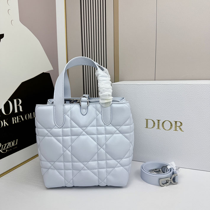 ディオール バッグ 人気 Dior Toujours バーティカル トートバッグ スモール アイスブルー M2835PSNW_M39Z ディオール トートバッグ ミニ - 画像 (8)
