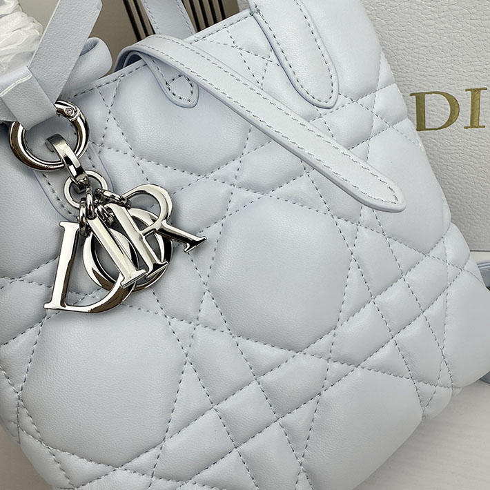 ディオール バッグ 人気 Dior Toujours バーティカル トートバッグ スモール アイスブルー M2835PSNW_M39Z ディオール トートバッグ ミニ - 画像 (5)