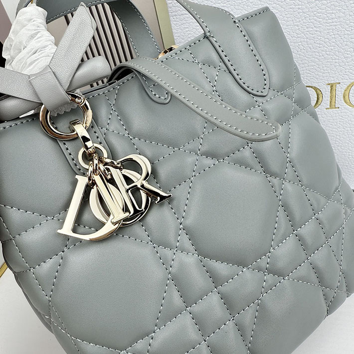 ディオール バッグ 人気 Dior Toujours バーティカル トートバッグ スモール トルマリンブルー M2835OSNW_M36Z ディオール トートバッグ 値段 - 画像 (6)