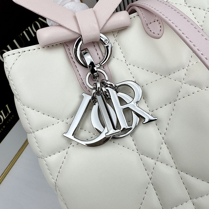 ディオール バッグ 人気 Dior Toujours バーティカル トートバッグ スモール ピンク/ホワイト 2635672 ディオール バッグ レディース - 画像 (7)