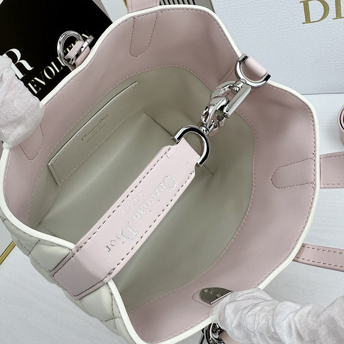 ディオール バッグ 人気 Dior Toujours バーティカル トートバッグ スモール ピンク/ホワイト 2635672 ディオール バッグ レディース - 画像 (3)