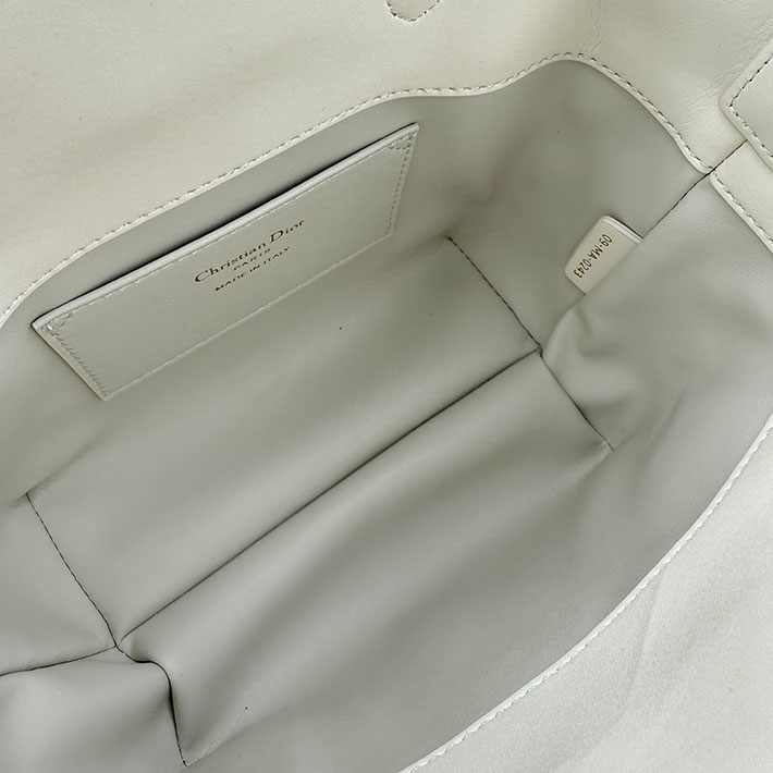 ディオール バッグ 人気 Dior Toujours バーティカル トートバッグ スモール ラテホワイト M2835OSNW_M030 ディオール バッグ ショルダー - 画像 (2)
