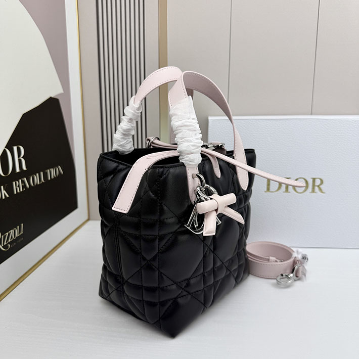 ディオール バッグ 人気 Dior Toujours バーティカル トートバッグ スモール ブラック/ピンク 2635676 ディオール バッグ 人気ランキング - 画像 (5)