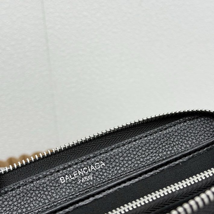 最高級 バレンシアガ財布コピー BALENCIAGA ラウンドファスナー長財布 CASH CONTINENTAL WALLE ブラック 2635685 バレンシアガ 長財布 メンズ - 画像 (5)